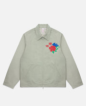 Zip Up Coach Jacket (Green)