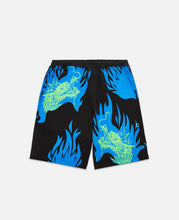 Burning Dragon Shorts (Blue)