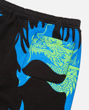 Burning Dragon Shorts (Blue)