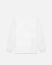 Boxy Print L/S T-Shirt (White)