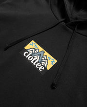 Boxy Print Hoodie (Black)