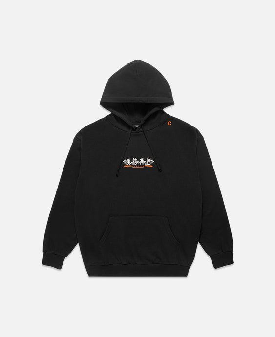 CLOTTEE Foil Print Hoodie (Black)