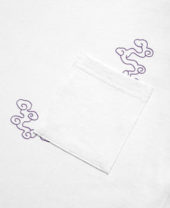 CLOTTEE Foil Print T-Shirt (White)