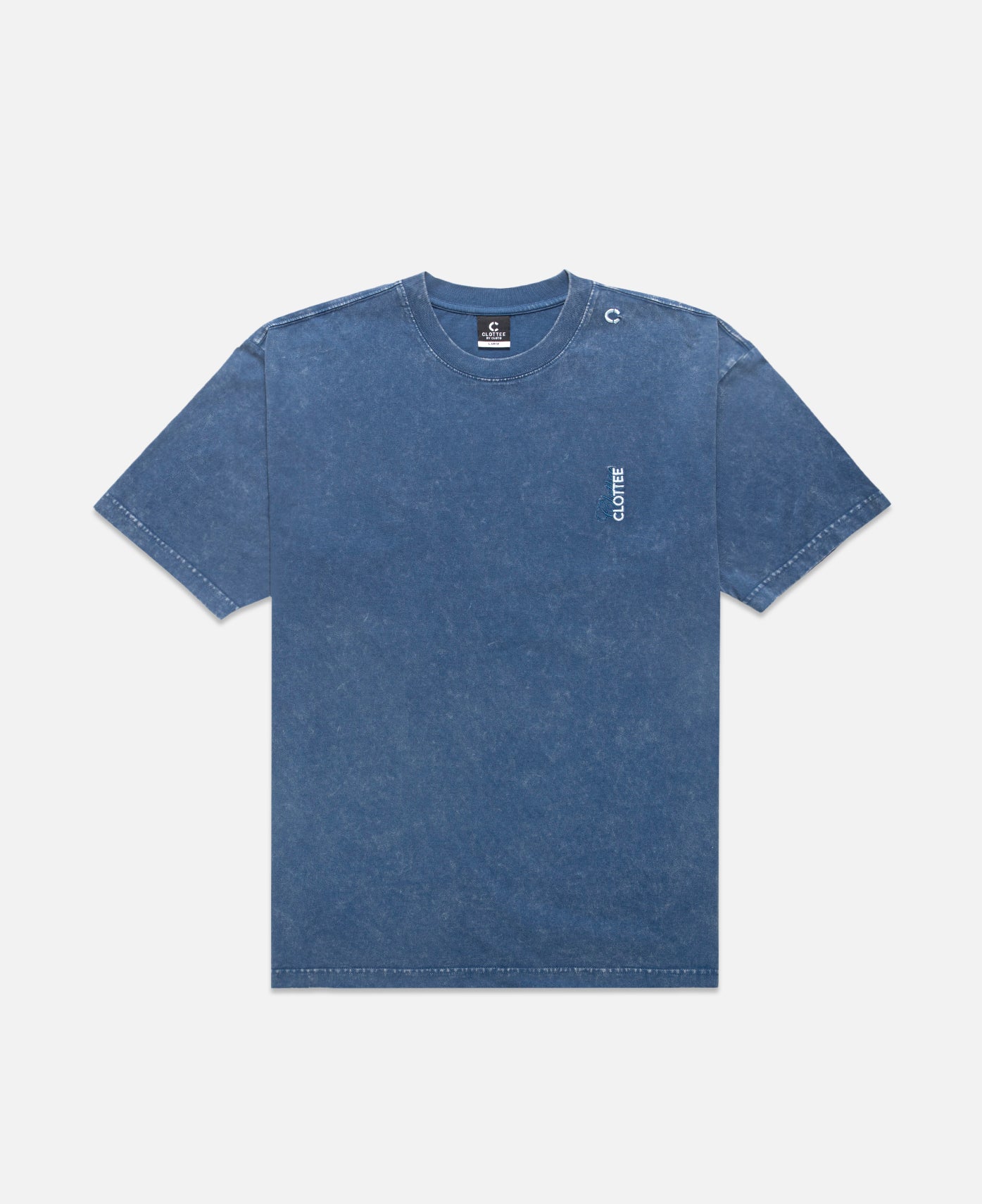 Embroidery Logo S/S T-Shirt (Blue)