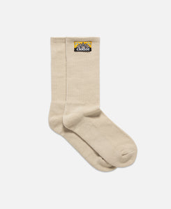 Jacquard Label Socks (Olive & Khaki)