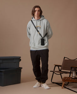 Nylon Belted Parachute Pants (Black)