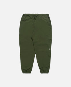 Nylon Belted Parachute Pants (Olive)