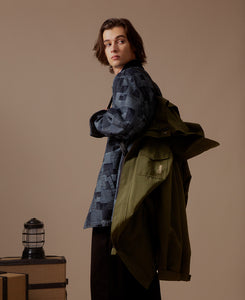 Nylon Hooded Parka (Olive)