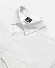 Shirt With Nylon Pocket Flap (White)