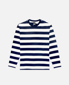 Striped L/S T-Shirt (Navy)