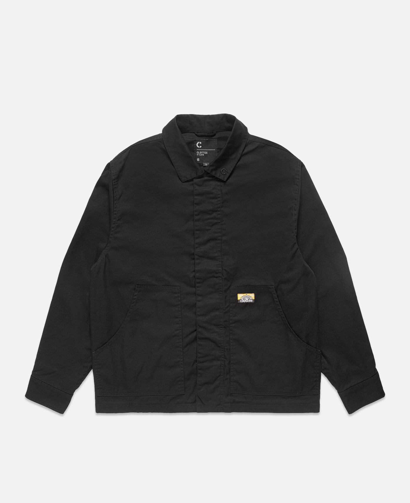 Twill Worker Jacket (Black)