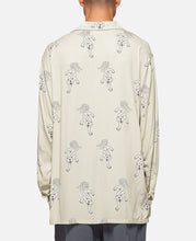 All-over Print L/S Shirt (Beige)