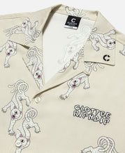 All-over Print L/S Shirt (Beige)