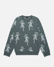 Allover Knit Sweater (Grey)