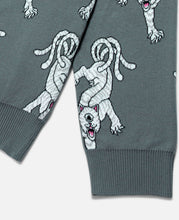 Allover Knit Sweater (Grey)