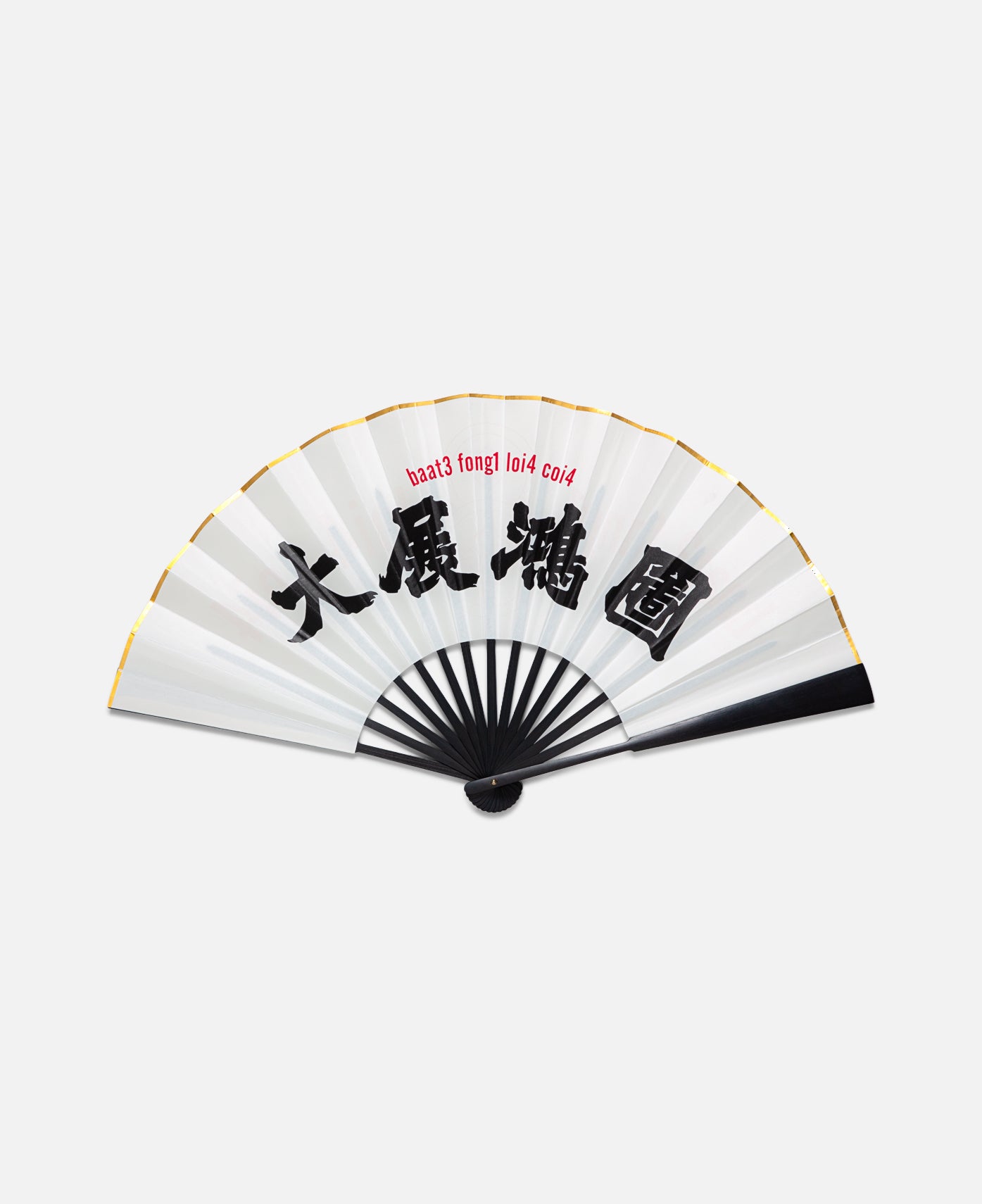 Clottee Folding Fan (White)