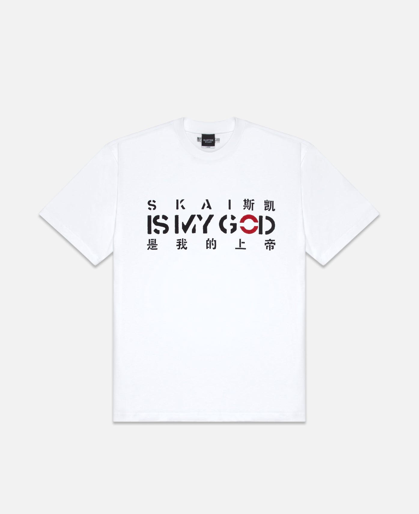 Skaiismygod Slogan T-Shirt (White)