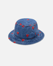 EU Denim Logo Bucket Hat (Blue)
