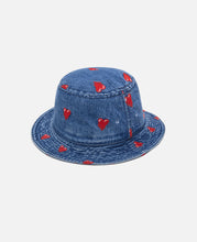 EU Denim Logo Bucket Hat (Blue)