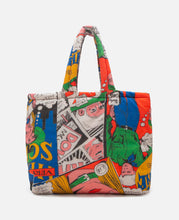Unisex Comic Medium Puffer Bag (Multi)