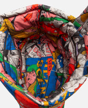 Unisex Comic Medium Puffer Bag (Multi)