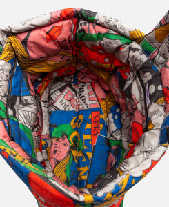 Unisex Comic Medium Puffer Bag (Multi)