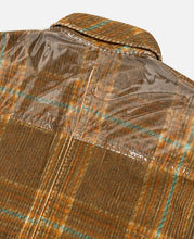 Unisex Corduroy Printed Overshirt (Brown)