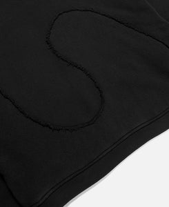 Unisex Swirl Premium Fleece Hoodie (Black)