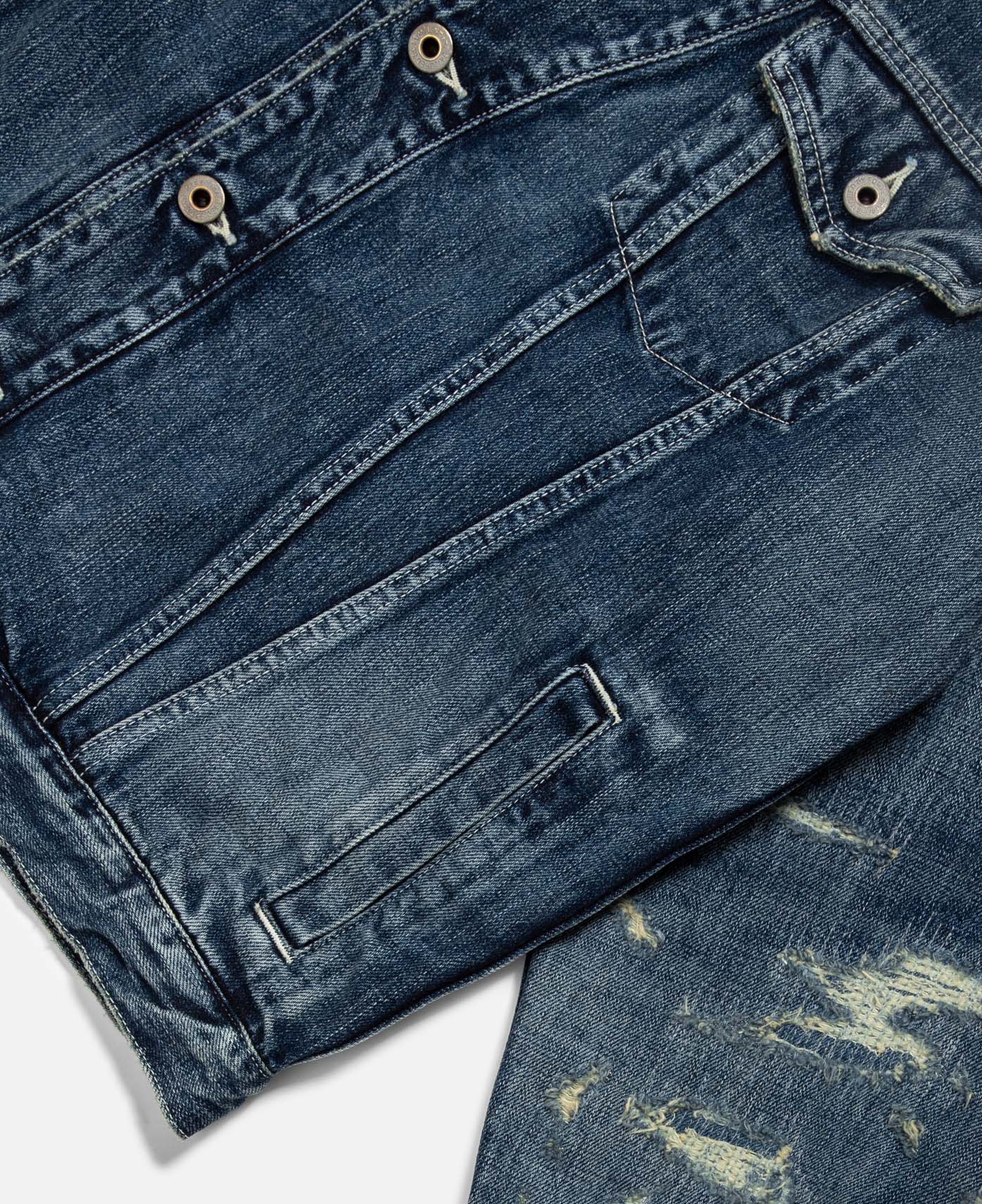 Denim Haori Jacket 5yr Wash (Blue)