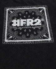 Acid Wash Embroidery Paisley T-Shirt (Black)