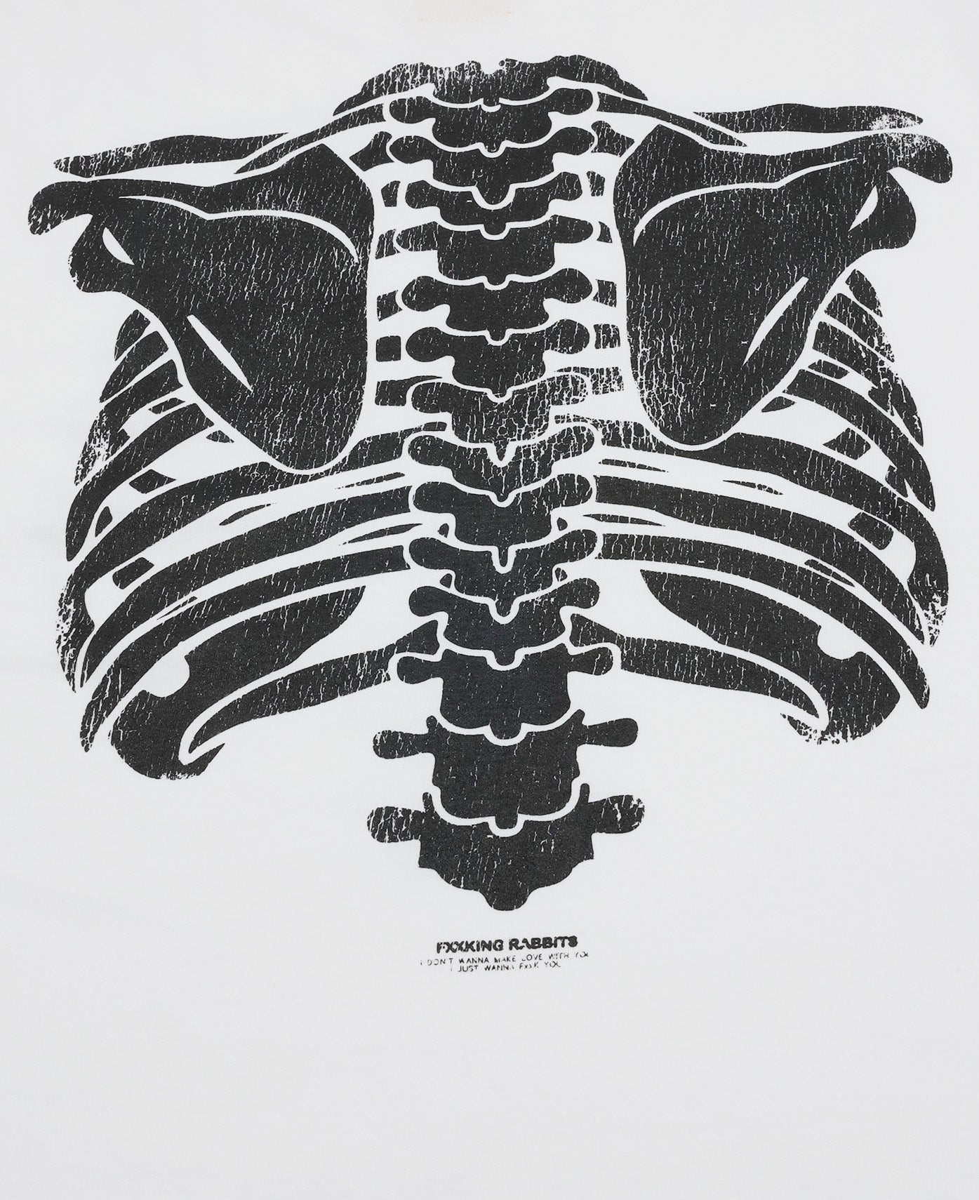 Bone Garment Dye T-Shirt (White)