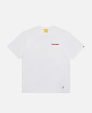 Cross Rabbits Tattoos Garment Dye T-Shirt (White)