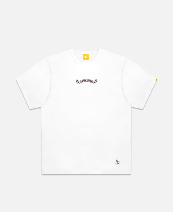 Embroidery Cross Rabbits T-Shirt (White)