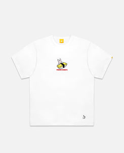 Embroidery Egg Sushi Rabbit T-Shirt (White)