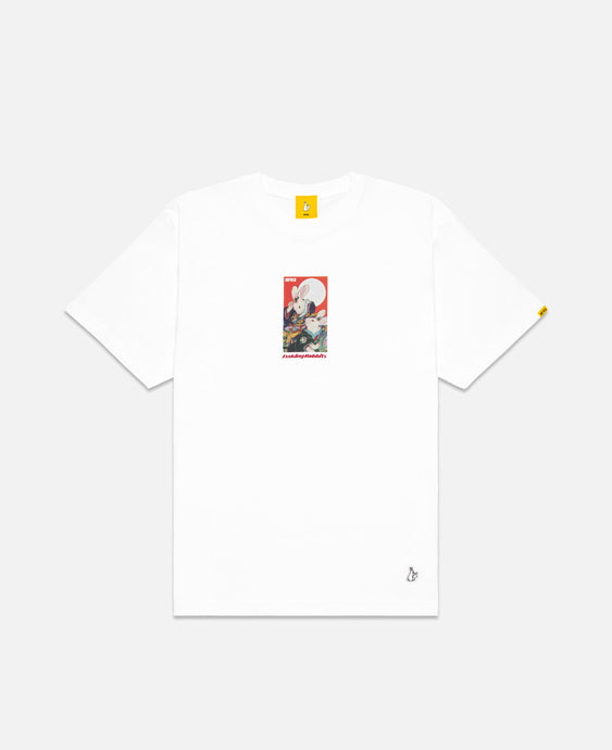Rabbits Hanafuda T-Shirt (White)