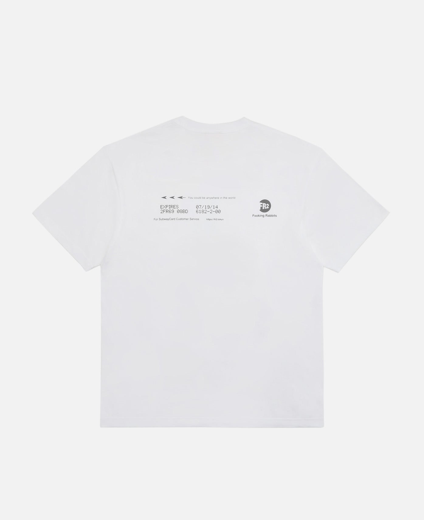 Rta Subway Card T-Shirt (White)