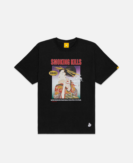 禁煙推奨 T-Shirt (Black)