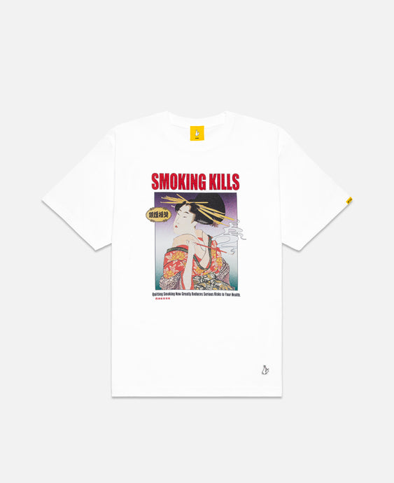 禁煙推奨 T-Shirt (White)