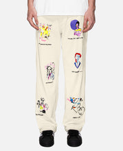 KidSuper Museum Embroidered Cordpants (Cream)