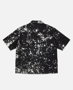 Bleach Splatter Boxy Boy Shirt Black)