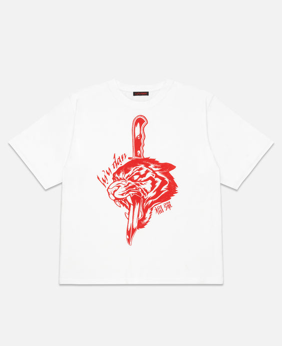 Tiger Knife T-Shirt (White)