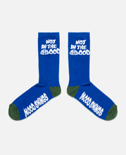 Knitted Jacquard Sock (Blue)