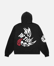Printed Hoodie (Black)