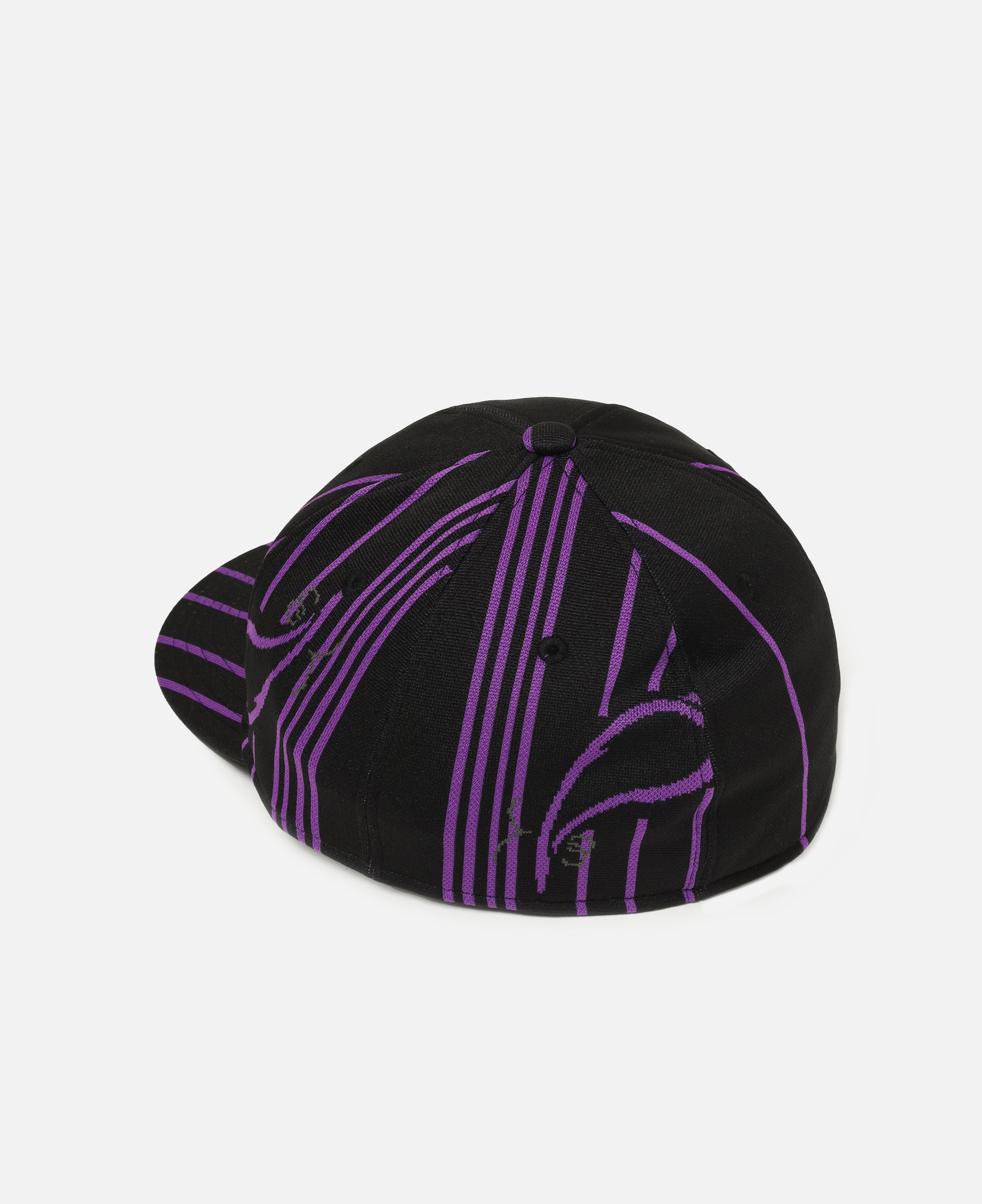 Baseball Cap - Poly Jacquard (Black)