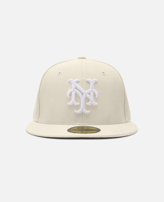 Coconut New York Giants Cooperstown Light Cream 59Fifty Cap (Beige)