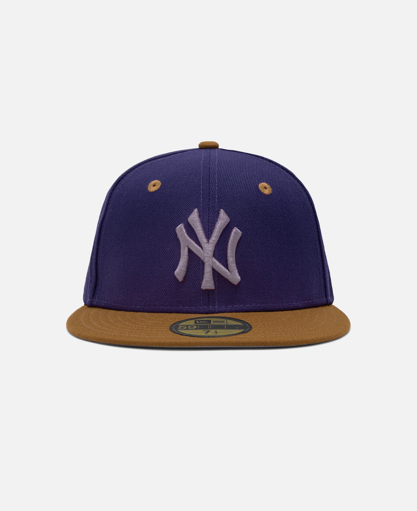 New York Yankees Logo 59FiftyCap (Purple)