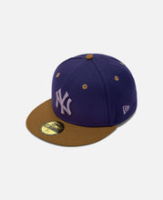 New York Yankees Logo 59FiftyCap (Purple)