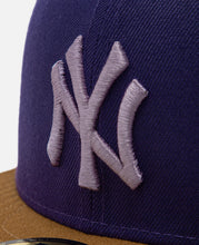 New York Yankees Logo 59FiftyCap (Purple)