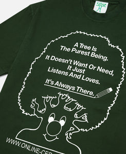 A Tree The Purest Being T-Shirt (Green)