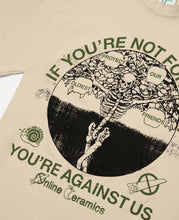 Forest Or Against Us T-Shirt (Beige)